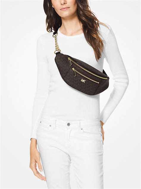 medium logo belt bag michael kors|michael kors sling bag original.